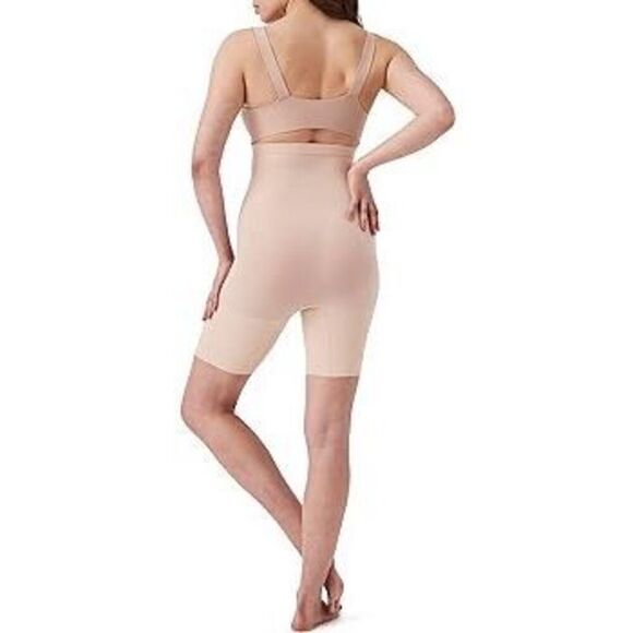 Spanx Tummy Control High-waisted Power Short nude small size small - Picture 3 of 7